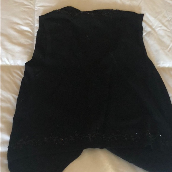 Beautiful wool blend vest with sequins - Picture 5 of 5